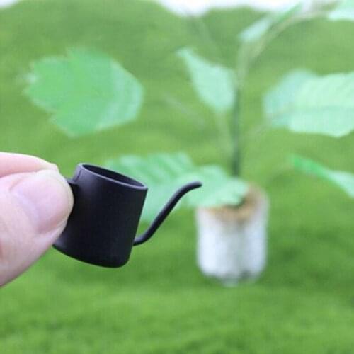 1/12 Dollhouse watering can Miniature Food Accessories Alloy Mini Milk Kitchen Teapot Teakettle Simulation Furniture Kids Toys