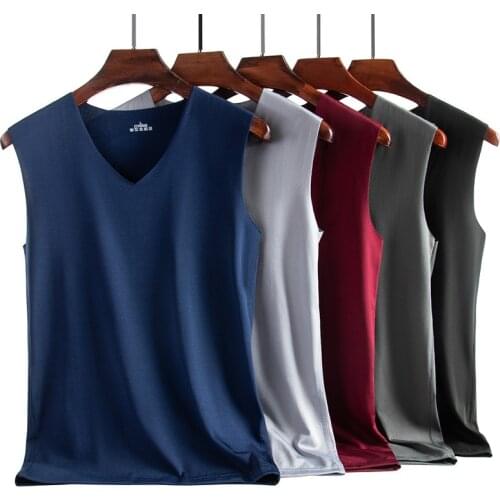 2021 Hot sales Men Winter Thermal Underwear Tops Body Sleeveless Vest Invisible Thermo Warmer