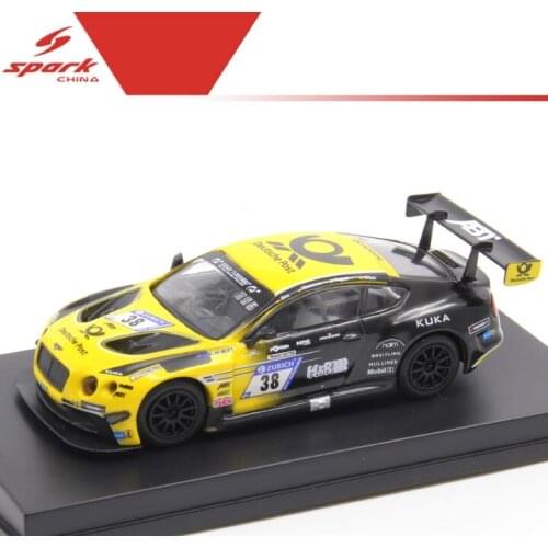 Spark 1:64 Y110 Bentley GT3 NO.38 Nurburgring 24H 2017 Simulation Model Car