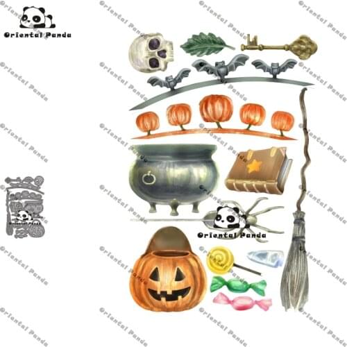 New Dies 2020 Camper Van Metal Halloween Dies diy Dies photo album cutting dies Scrapbooking Stencil Dies