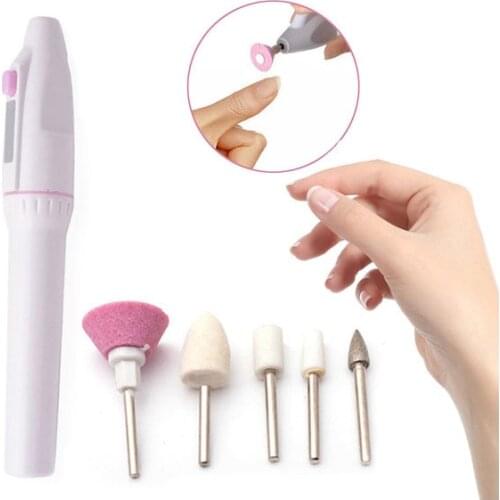 Nail Polishing Machine Portable Electric Gel Keratin Remover Mini Pedicure Set Polishing Props Nail Care Products Nail Props