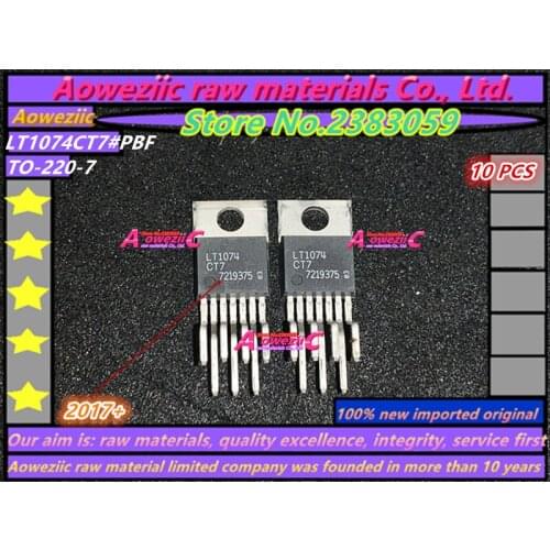 Aoweziic 2017+ 100% new imported original LT1074CT7#PBF LT1074CT7 LT1074C LT1074 TO-220-7 Switching Regulator