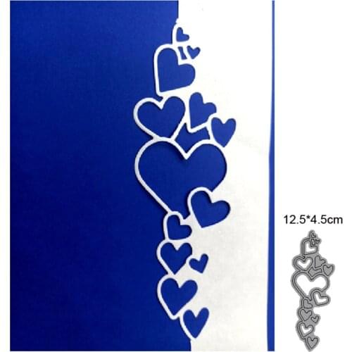 Christmas Hearts Metal Cutting Dies Stencils For DIY Scrapbooking Decorative Embossing dies Handcraft Dies Cutting Craft dies