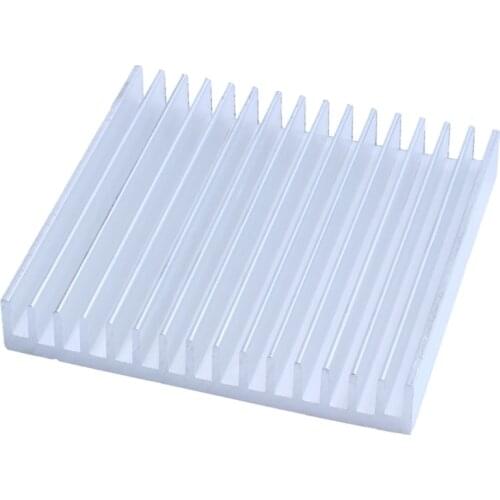 Silver Tone Aluminum Radiator Heat Sink Heatsink 90mm x 90mm x 15mm