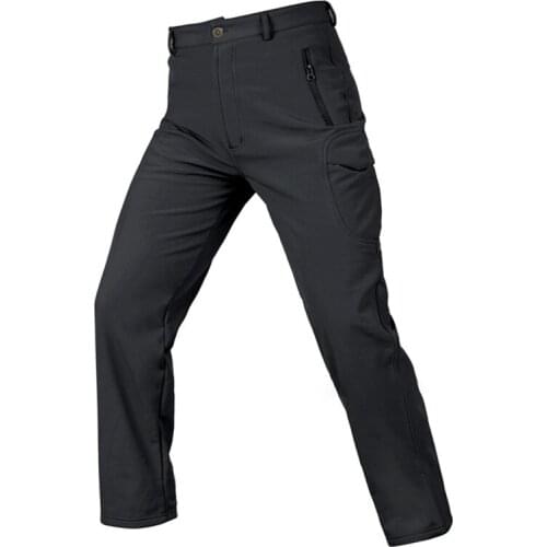 Softshell Tactical Military Camouflage Pants Men Winter Waterproof Warm Fleece Outdoor Sport Pants Climbing Hiking Long Trousers