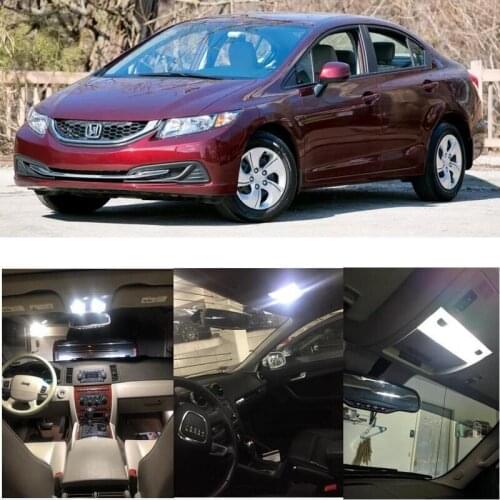 Interior Led lights For 2013 Honda Accord Crosstour CRV Insight Odyssey Pilot Ridgeline Civic CR-Z Fit