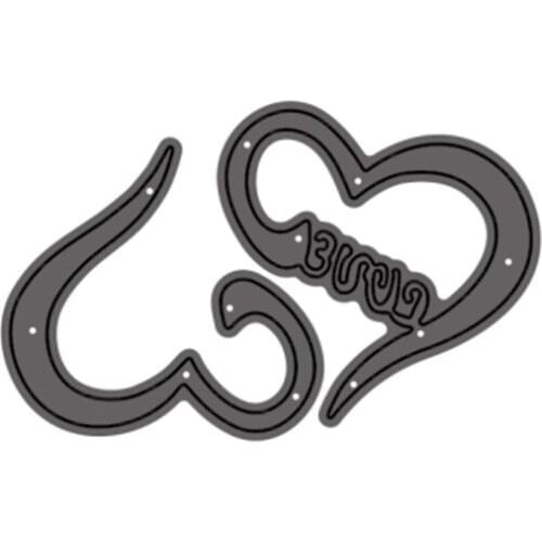 Cutting Dies Love Heart Shape For DIY Scrapbooking Embossing Album Paper Cards Dies 2021 New