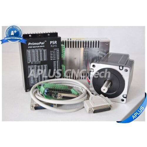 1-Axis NEMA 34 Stepper Motor 1160oz-in & Driver PSR8078 & 48V Power Supply Kit