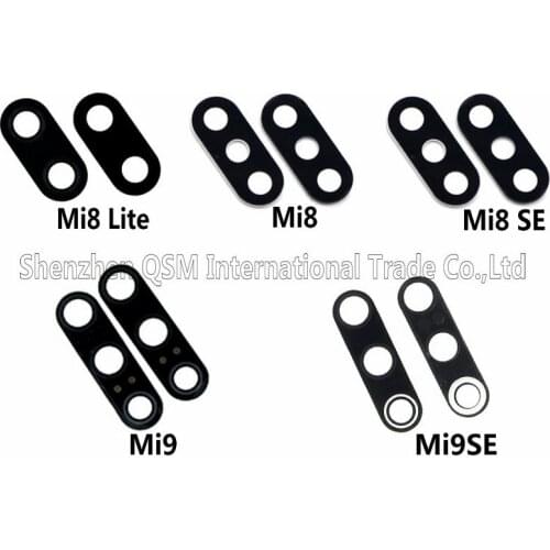 1PCS New Rear Camera Glass & Adhesive sticker for Xiaomi Mi8 / Mi8 Lite/ Mi8SE / Mi9 / Mi9SE mobile phone