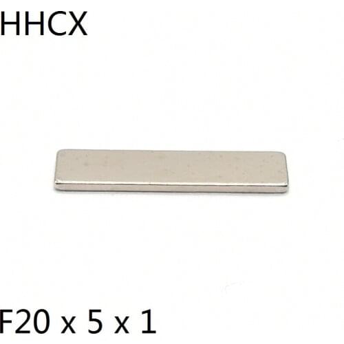 10 20 50 100pcs/lot Block Magnet 20x5x1 N35 Magnet 20*5*1 Magnets 20 x 5 x 1 for moto