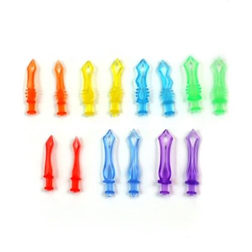 120Pcs-3Box Disposable Colorful Plastic Dental Diamond Wedge Fixing Plastic Wedges