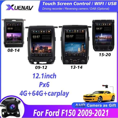 2009-2019 For Ford Raptor F150 GPS Nav Integrated Machine New and Old Raptor F150 Large Screen Vertical Screen Nav Android auto