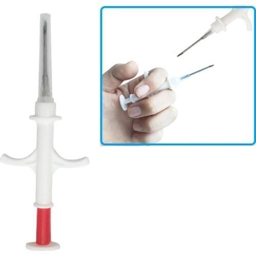 Free shipping 40PCS 1.25x7mm EM4305 FDX-B standard Animal lifetime tracking microchip transponder for vet with syringe