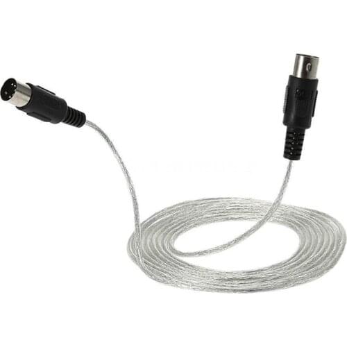 9.8FT Midi Male to Male DIN 5-Pin Music Instrument Extension Cable Connector