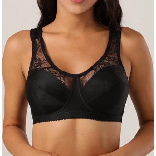 No Rims Thin No Sponge Hollow Out Sexy Lace Lingerie Full Cup Bralette Lingerie IntimateS Plus Size 120FG 52FG Bras for Women