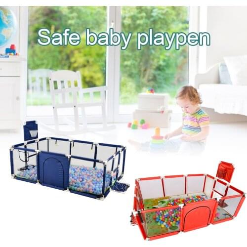 IMBABY Playpen For Children Piscine a Balle Play Tent Large Area for Baby Fence Kids Tent Baby Crawling Mat Toddler Safety Fence
