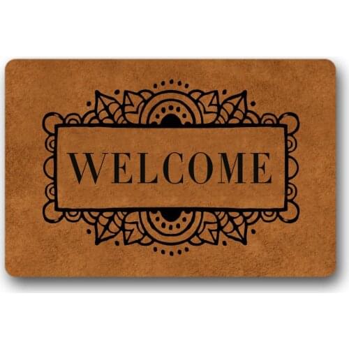 Welcome Mat Funny Doormat Durable Non-slip Indoor Outdoor Doormat Home Decor Mat