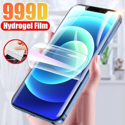 Hydrogel Film For iPhone 11 12 Pro XS Max X XR 7 8 6s Plus SE 2020 Screen Protector For iPhone 12 Mini 11 Pro Max Glass