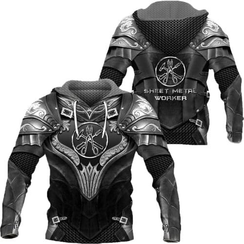 Armor Knight 3D Hoodies Printed Pullover Men For Women Funny Sweatshirts Fashion Cosplay Apparel Sweater Drop Shipping 01