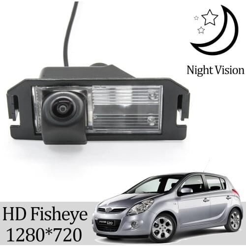 Owtosin HD 1280*720 Fisheye Rear View Camera For Hyundai i20 2008 2009 2010 2011 2012 2013 2014 2015 2016 Parking Accessories