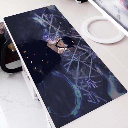 Solo Leveling Extended Pad Kawaii Mouse Accessories Mat Manga Gamer Computer for Gaming Pc Mats Anime Rug Pads Mause Full Barato
