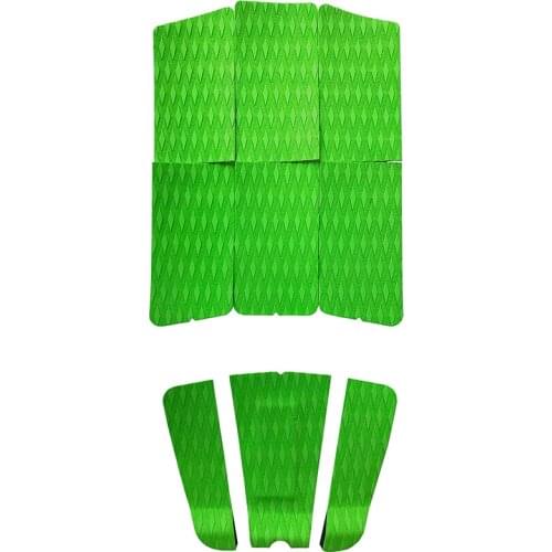 KXKZREN EVA Surfboard Deck Traction Pads Non-slip Tail Pad with Kicker Grip Skimboards Surf Boards SUP Paddle 9pcs/bag