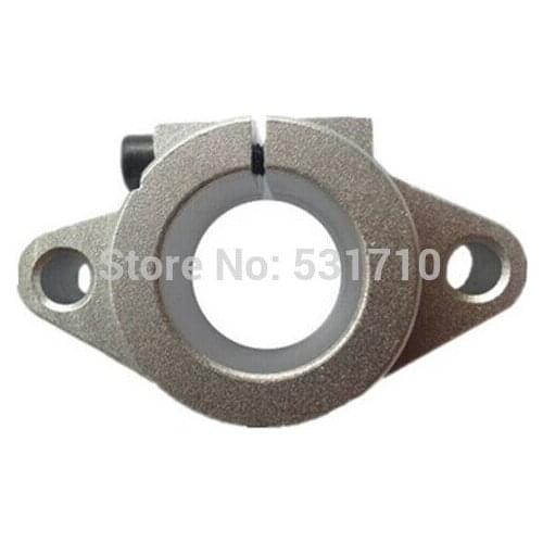 Round SHF40 40mm Aluminum Linear Rod Rail Shaft Support Bracket for Linear Guides bearing rail DIY CNC Machine Tool