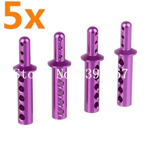 Wholesale 5Pack/Lot 4Pcs/Pack HSP 108037 08007 188037 Body Post Upgrade Parts For 1/10 RC 4WD Car Monster Truck Red Cat Himoto