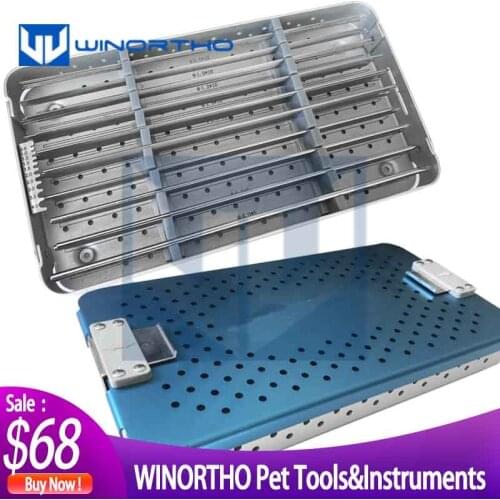 Kirschner wire case orthopedic box container animal pet surgical tools and veterinary instruments