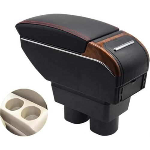 Arm Rest For Nissan Sylphy TIIDA Armrest Box Center console central Store content box with cup holder USB interface