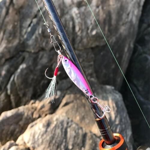 OBSESSION Sinking Metal jig lure 7g 10g 15g 20g 30g Shore Casting Jigging Lead Fish Sea Bass Fishing Lure Artificial Bait Tackle