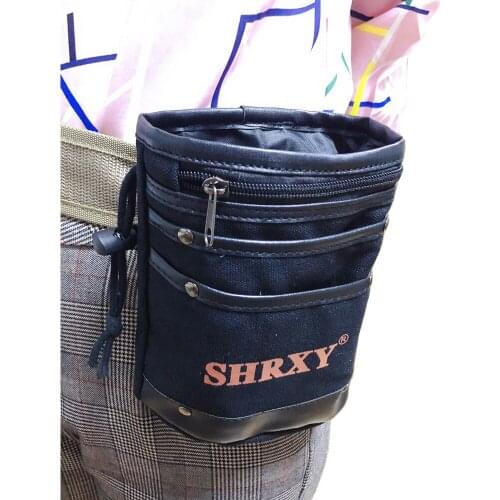 SHRXY Metal Detector Drawstring Diggers Pouch and Trowel Combo Recycling Bag Pick Up Small Pockets for Metal Detecting