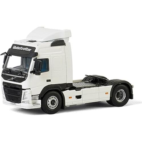Alloy Model WSI 1:50 Scale VOLVO FM4 Globetrotter Truck Tractor Trailer Diecast Toy Model For Collection,Decoration,Gift