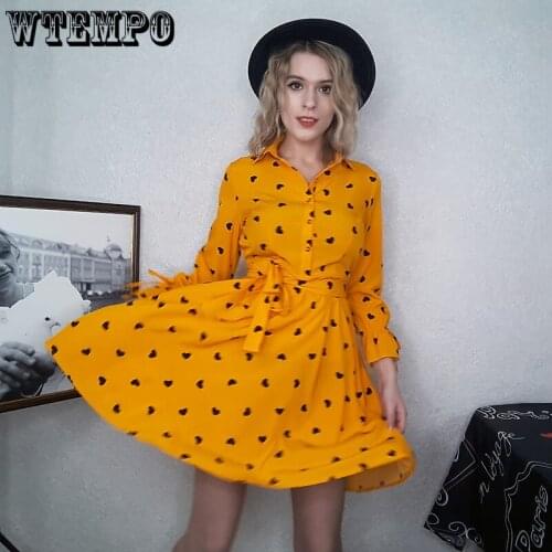 WTEMPO Summer Dresses With Buttons