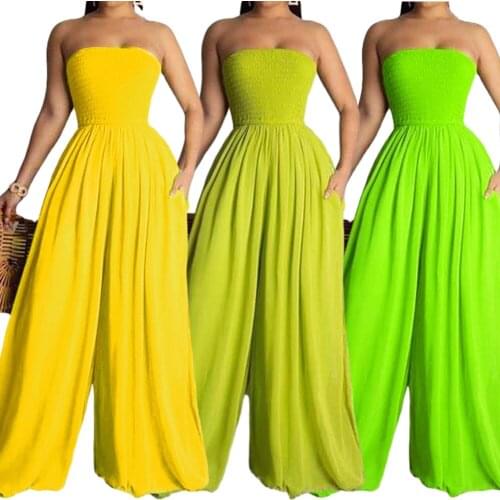 S-5XL Plus Size African Clothes For Women Sexy Off Shoulder Jumpsuit Party Dashiki Ankara Dresses Summer Fashion Robe Africaine