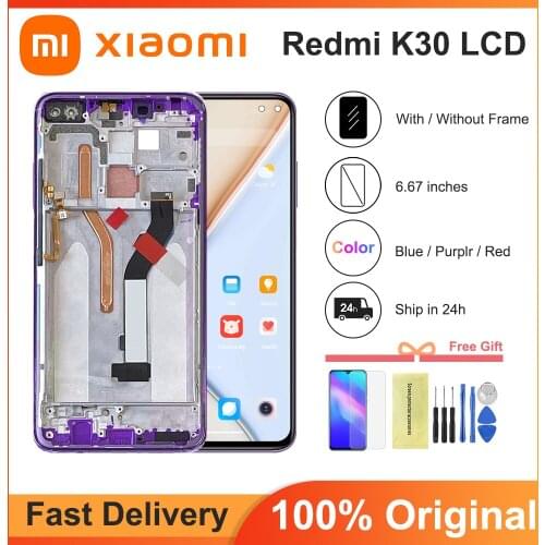 6.67" Original For Xiaomi Redmi K30 LCD Display Touch Screen Panel Digitizer For Xiaomi Poco X2 Mi Pocophone X2 Display