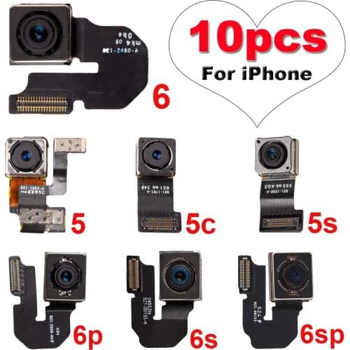 5Pcs/lot For iphone5 5S 5C 6G 6 PLUS Back Camera Rear Main Lens Flex cable Replacement parts