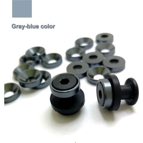 7.5mm x 5mm Gray-blue Color Kydex Holster SUS304 screw knife scabbard chicago screw Suitable for Tek lok buckle screw DIY