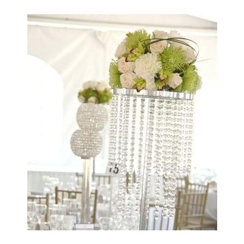 Acrylic crystal road leads table centerpieces wedding event party 10 pcs/lot