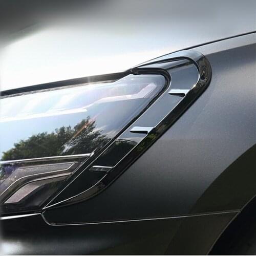 New Product 2PCS ABS Piano Black Headlight Side Sports Air Decoration Pieces Car Accessories For Audi A3 8Y 2020 2021