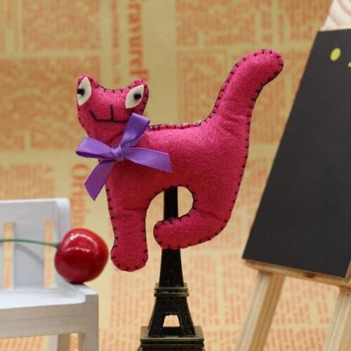 Brand New Handmade Cloth Cartoon Brooch Pins Cute Persian Cat Animal Brooch Clothing Accessories Hot Fashion Jewelry Wholesale