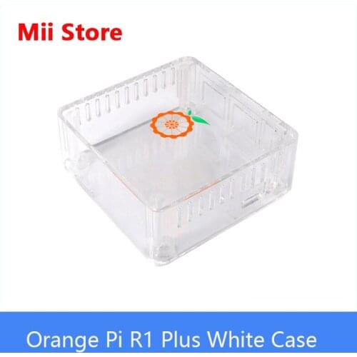 Orange Pi White ABS Transparent Case for R1 Plus Board Only