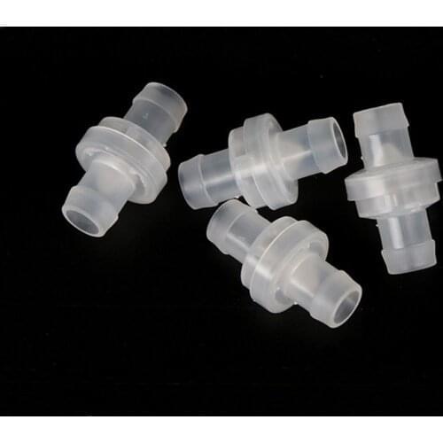 Φ8mm With Barb Ozone Resistant And Oil Resistant Plastic One-Way Water Stopping Valve-5/10Piece