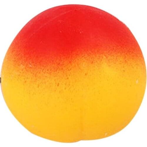 Anti-Pressure Squeeze Toy Simulation Peach for Interactive Pinch Push Press Ideal Gift for Toddler Office Hand Therapy A2UB