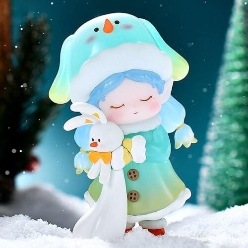JOVA Winter Object Series Surprise Blind Box Bag Christmas Doll Posing Cute Doll Toy Gift Model Collection Full Set