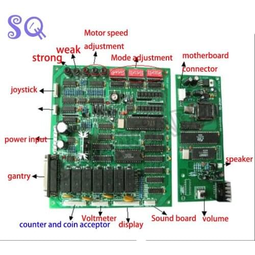 Carne control mainboard good quality game motherboard for crane game machine prize claw control PCB for Catch crane game cabinet
