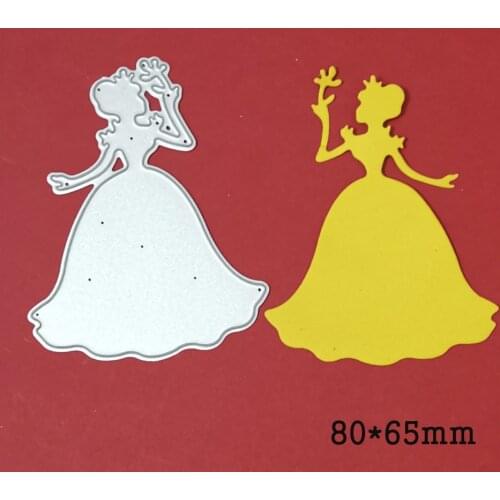 Snow White Princess Metal Cutting Dies For Stamp Scrapbooking Stencil DIY Paper Album Card Decor Embossing 2021 New