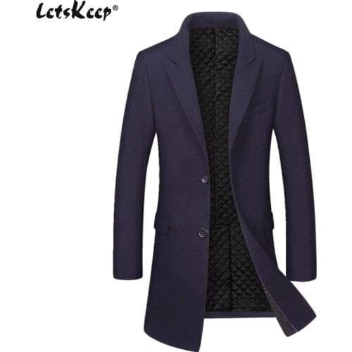 LetsKeep Men's Classic Coats