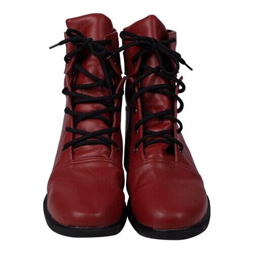 Final Fantasy VII Remake Tifa Lockhart Cosplay Shoes Tifa Red Boots for Adult Women Any Size