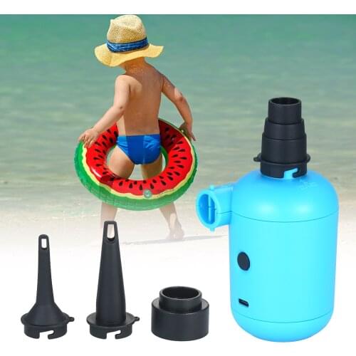 Portable USB Electric Air Pump Air Mattress Boat Sofa Auto Air Inflatable Pump for Car Camping Inflator